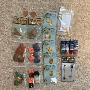 SOLD SOLD SOLD Jewelry making bundle! 50+ pieces! (120+ glass beads)